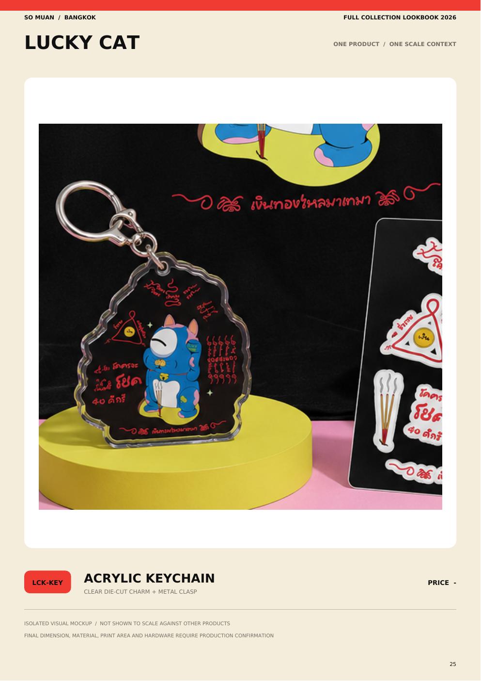 So Muan catalog page 25: LUCKY CAT