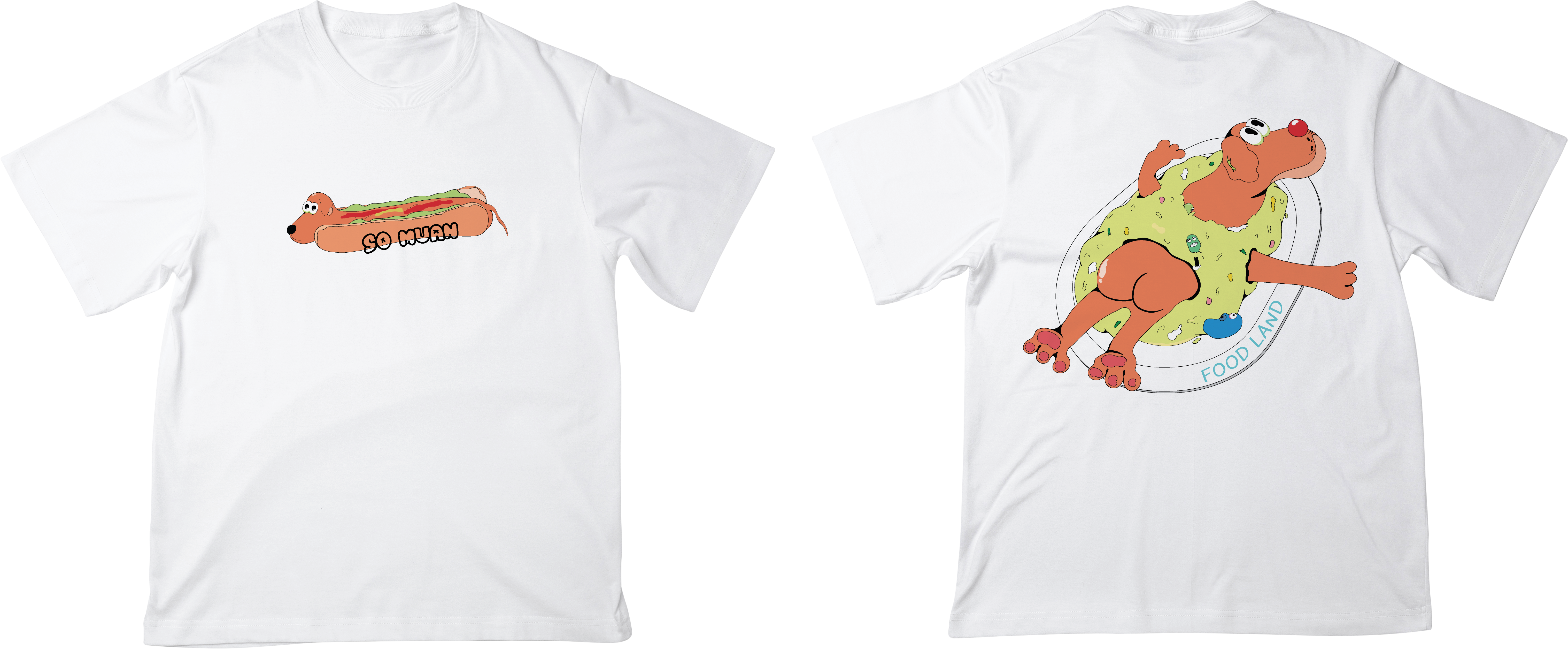 Foodland T-shirt front and back